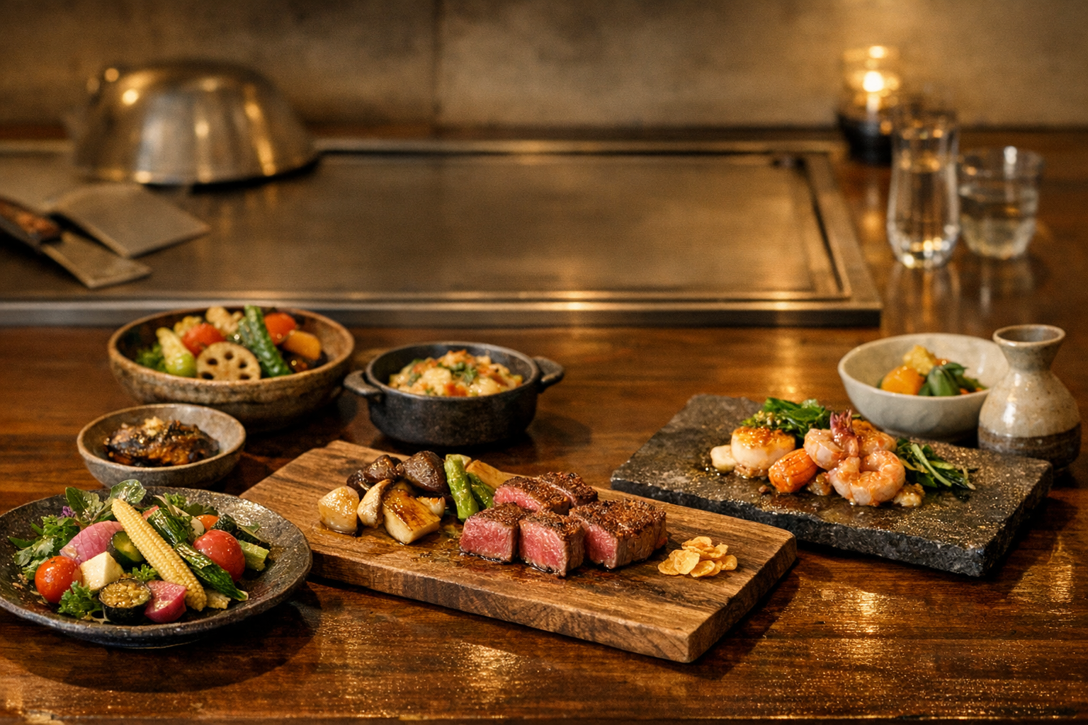 立川の鉄板焼き千珠が贈る、地元野菜を活かした創作鉄板料理 本文画像