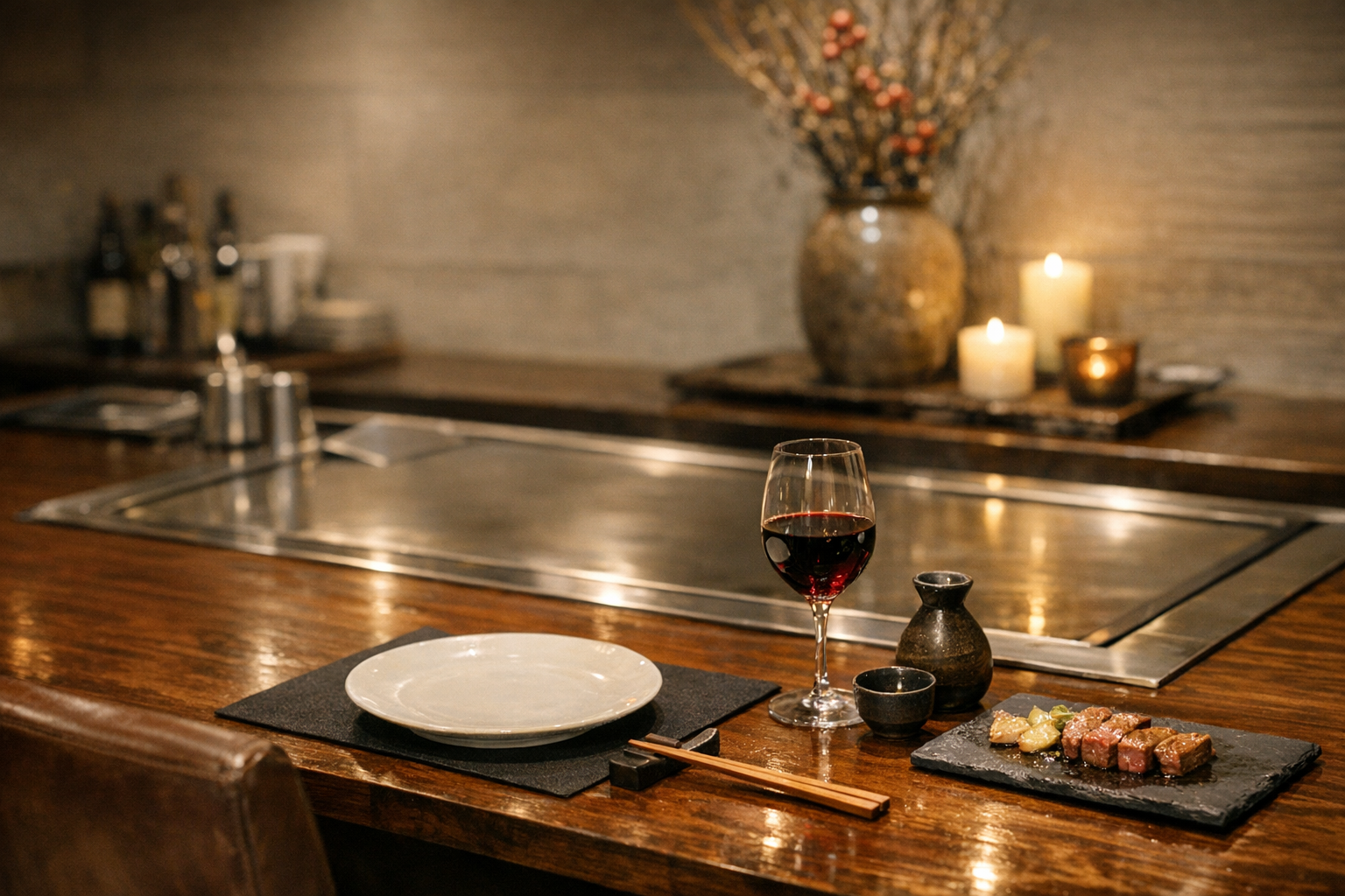 立川でひとりディナーを楽しむなら鉄板焼き千珠のカウンター席へ 本文画像