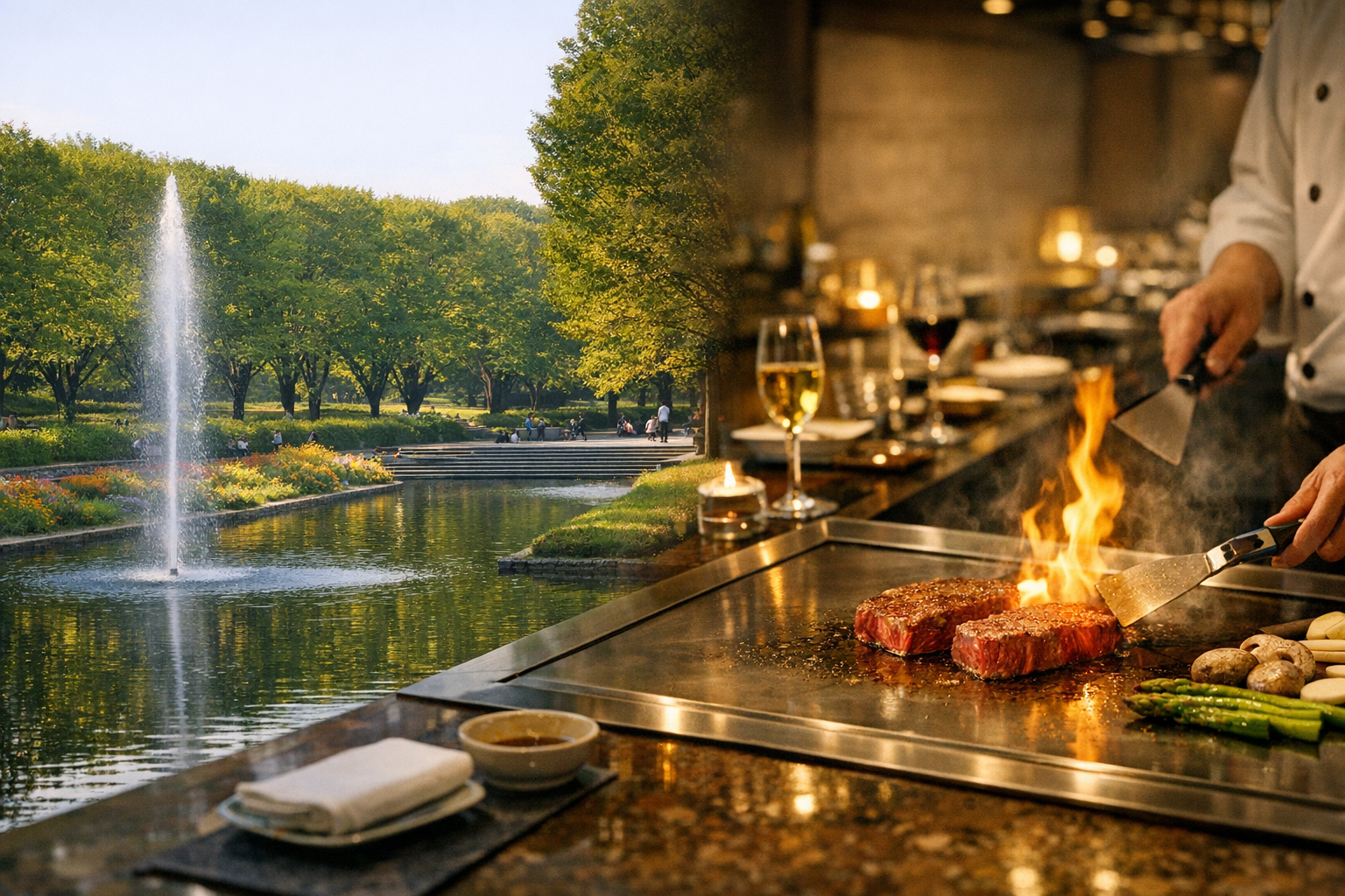 立川で自然とグルメを1日で楽しむプラン 昭和記念公園から鉄板焼きディナーまで 本文画像