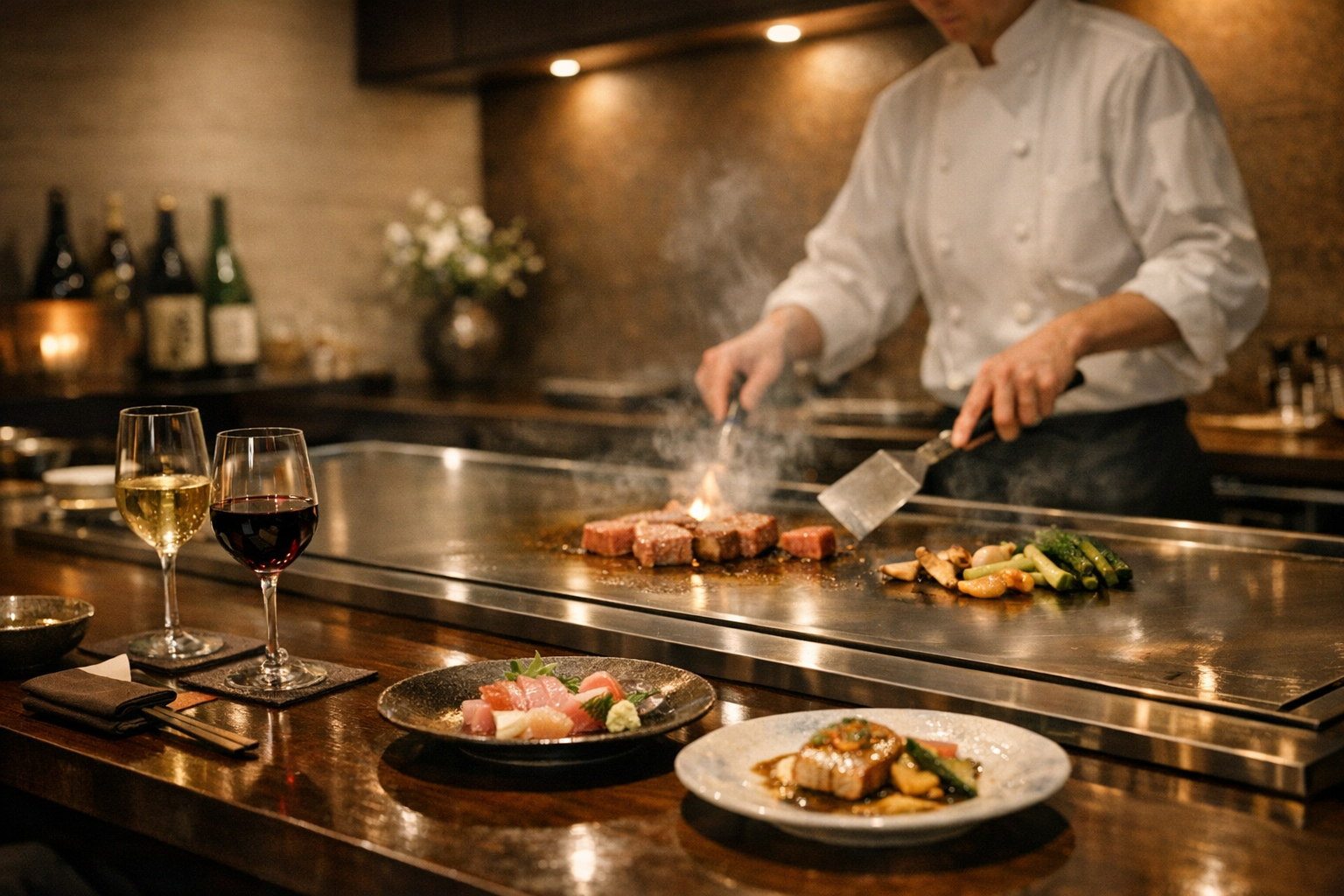 立川の鉄板焼き千珠｜シェフの技と旬の食材を目の前で楽しむディナー 本文画像