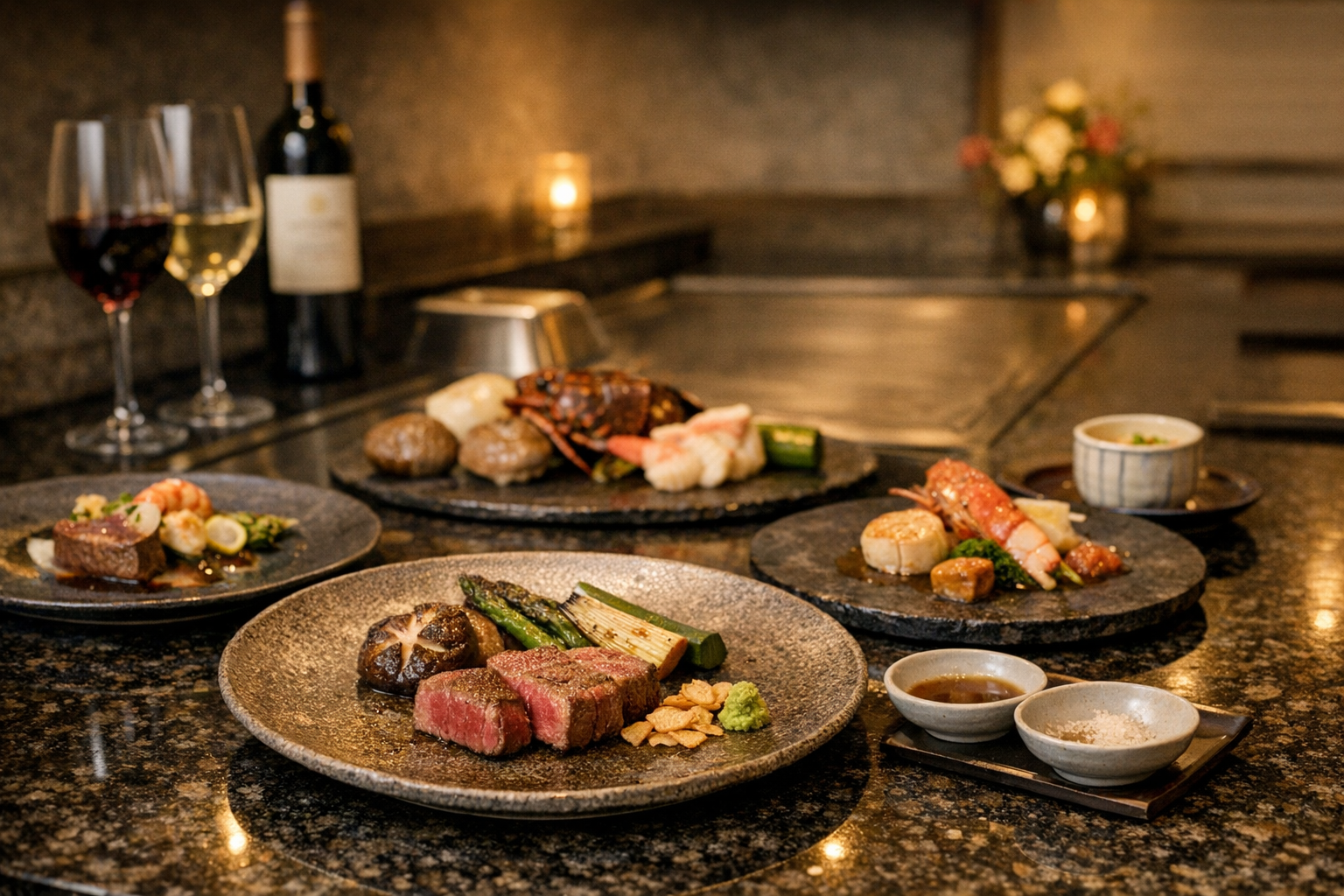 立川で記念日ディナーに選びたい鉄板焼き 千珠のコース料理 本文画像