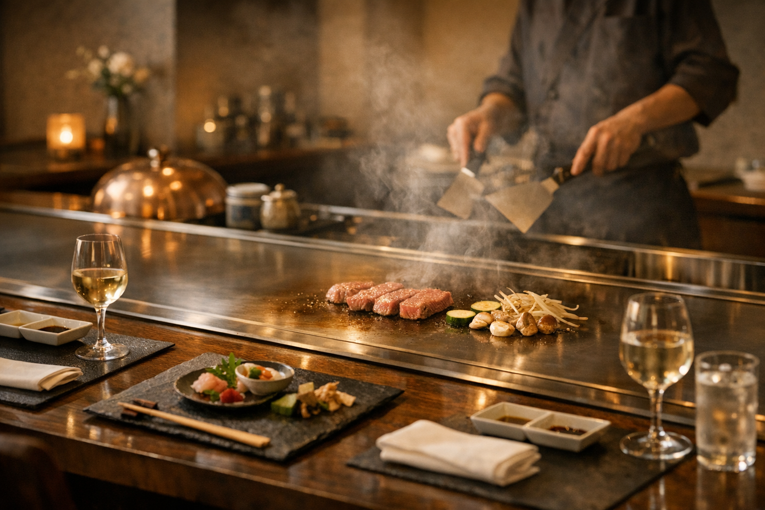 立川でランチに鉄板焼きという選択肢。千珠で過ごす特別な昼のひととき 本文画像