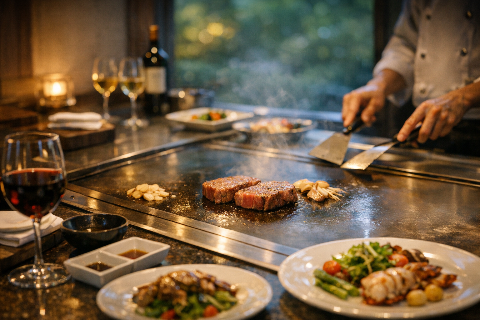 立川でアウトドアと自然を満喫するプラン、夜は鉄板焼きディナーでゆっくり締めくくる 本文画像