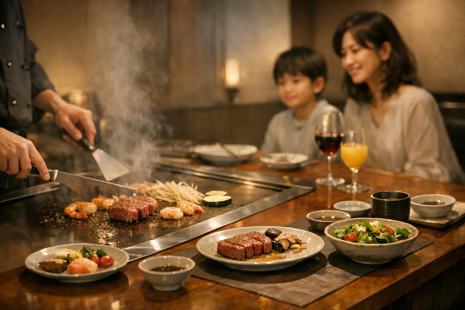 立川で親子の食事に鉄板焼きを選ぶ理由と楽しみ方 本文画像