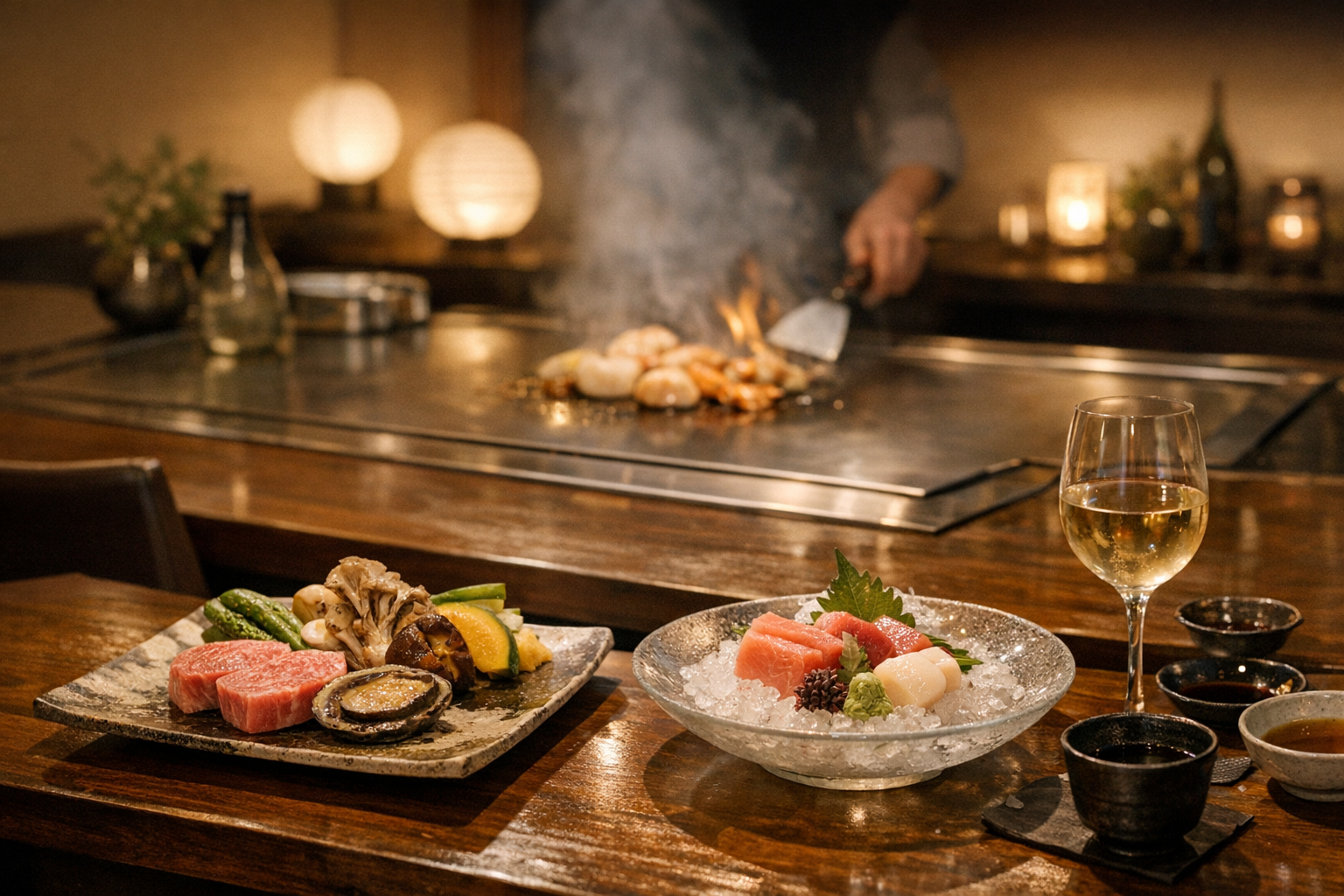 立川の鉄板焼きで旬の味覚を楽しむ 千珠の食材とサービスの魅力 本文画像